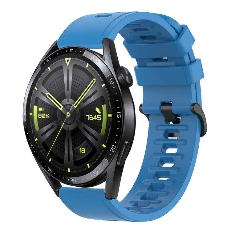 Cinturino in silicone morbido tinta unita da 20 mm, For Huawei Watch GT3 Pro 43mm, For Huawei Watch GT3 42mm