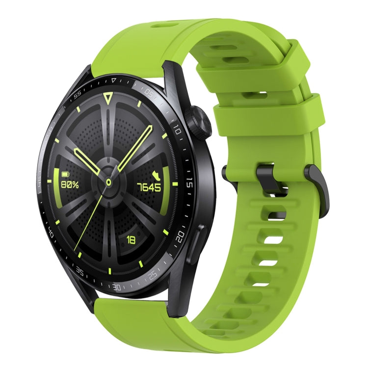 Cinturino in silicone morbido tinta unita da 20 mm, For Huawei Watch GT3 Pro 43mm, For Huawei Watch GT3 42mm