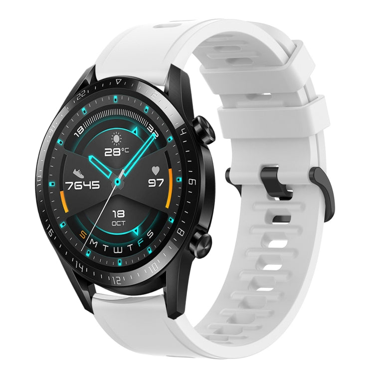 Cinturino in silicone morbido tinta unita da 20 mm, For Huawei Watch GT2 42mm, For Huawei Watch 2