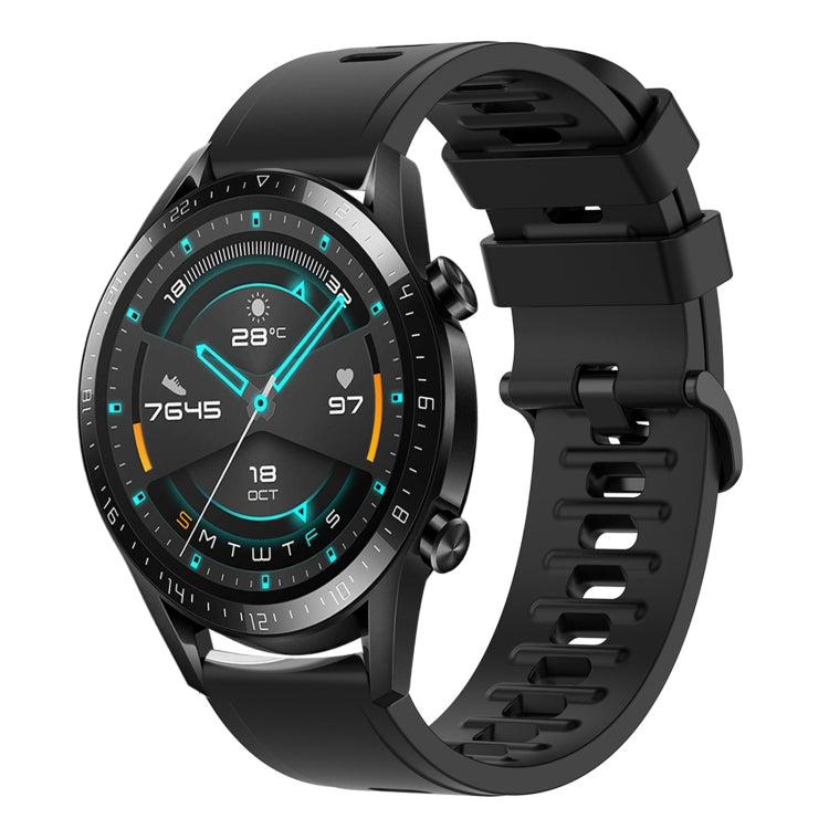 Cinturino in silicone morbido tinta unita da 20 mm, For Huawei Watch GT2 42mm, For Huawei Watch 2