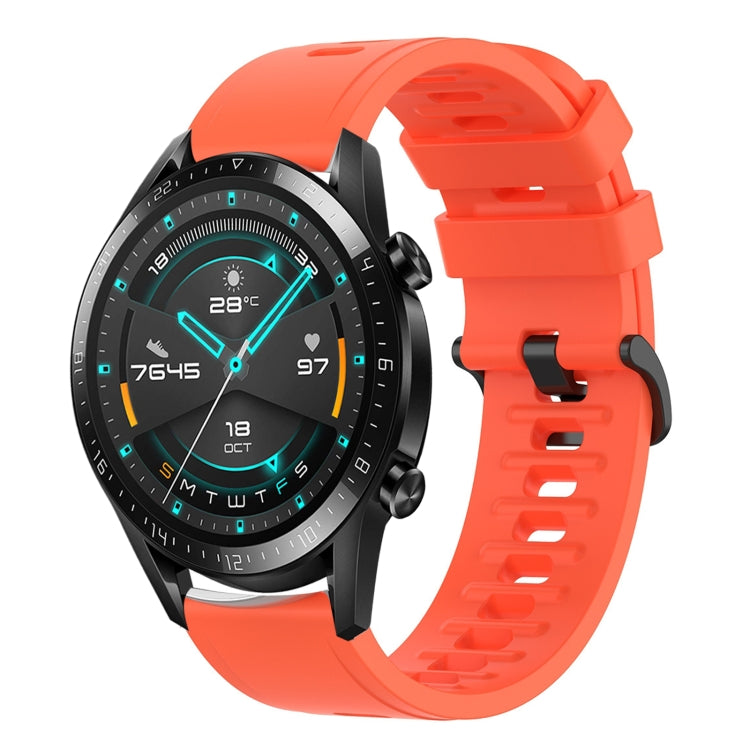 Cinturino in silicone morbido tinta unita da 20 mm, For Huawei Watch GT2 42mm, For Huawei Watch 2