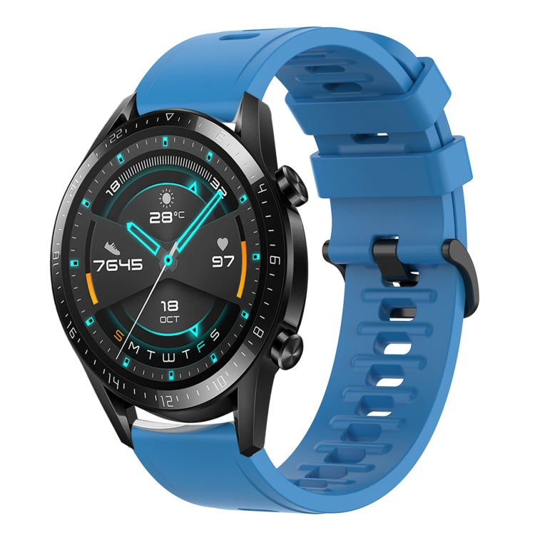 Cinturino in silicone morbido tinta unita da 20 mm, For Huawei Watch GT2 42mm, For Huawei Watch 2