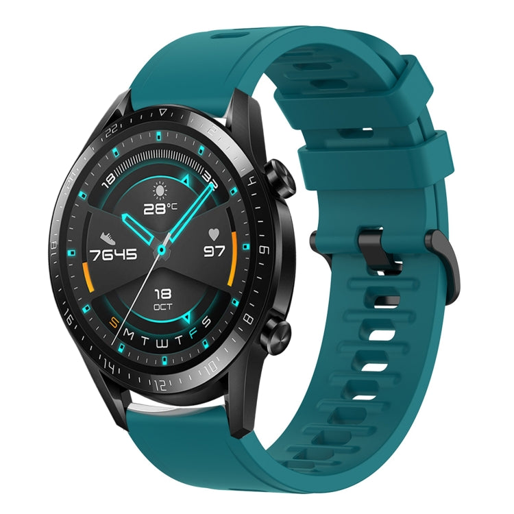 Cinturino in silicone morbido tinta unita da 20 mm, For Huawei Watch GT2 42mm, For Huawei Watch 2
