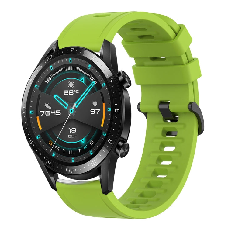 Cinturino in silicone morbido tinta unita da 20 mm, For Huawei Watch GT2 42mm, For Huawei Watch 2