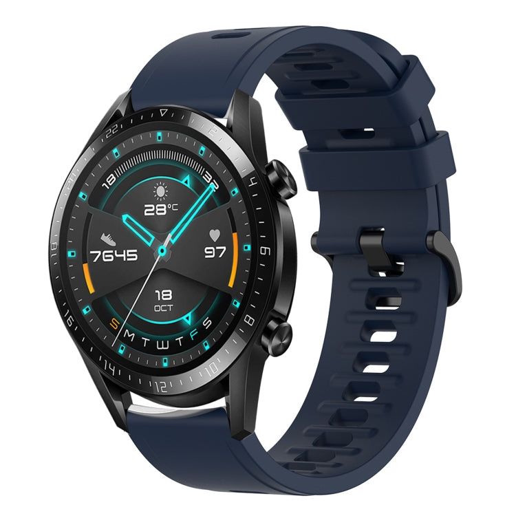 Cinturino in silicone morbido tinta unita da 20 mm, For Huawei Watch GT2 42mm, For Huawei Watch 2