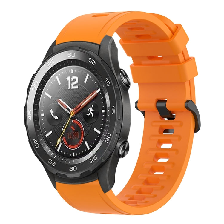 Cinturino in silicone morbido tinta unita da 20 mm, For Huawei Watch GT2 42mm, For Huawei Watch 2
