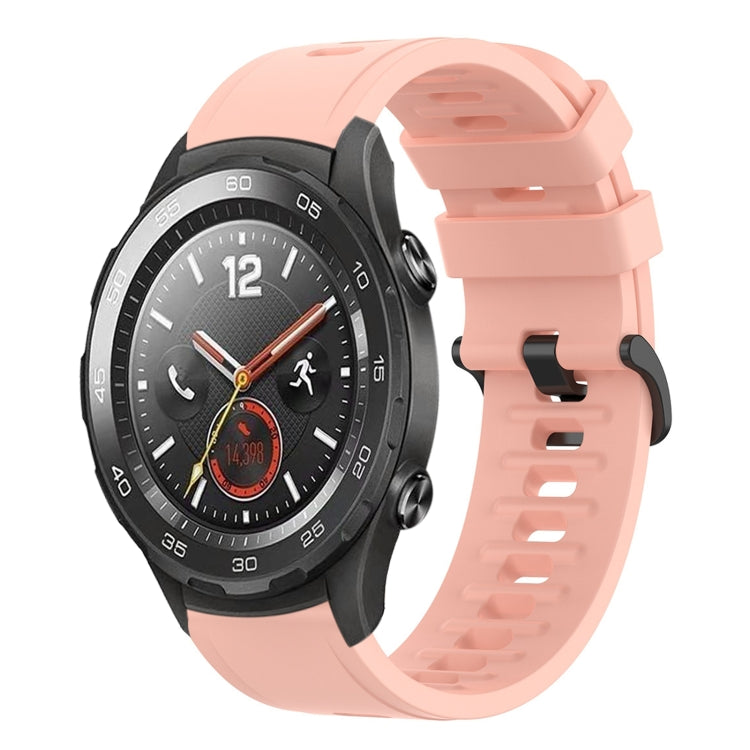Cinturino in silicone morbido tinta unita da 20 mm, For Huawei Watch GT2 42mm, For Huawei Watch 2
