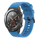 Cinturino in silicone morbido tinta unita da 20 mm, For Huawei Watch GT2 42mm, For Huawei Watch 2
