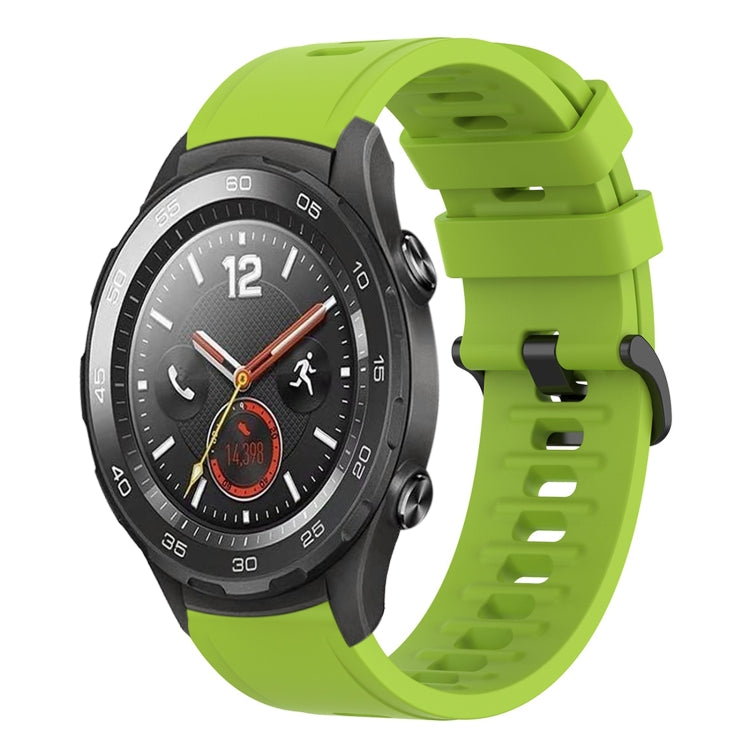 Cinturino in silicone morbido tinta unita da 20 mm, For Huawei Watch GT2 42mm, For Huawei Watch 2