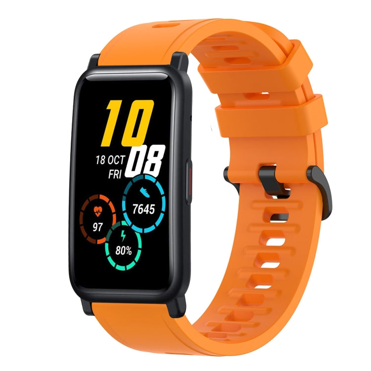 Cinturino in silicone morbido tinta unita da 20 mm, For Honor Watch ES, For Honor MagicWatch2 42mm