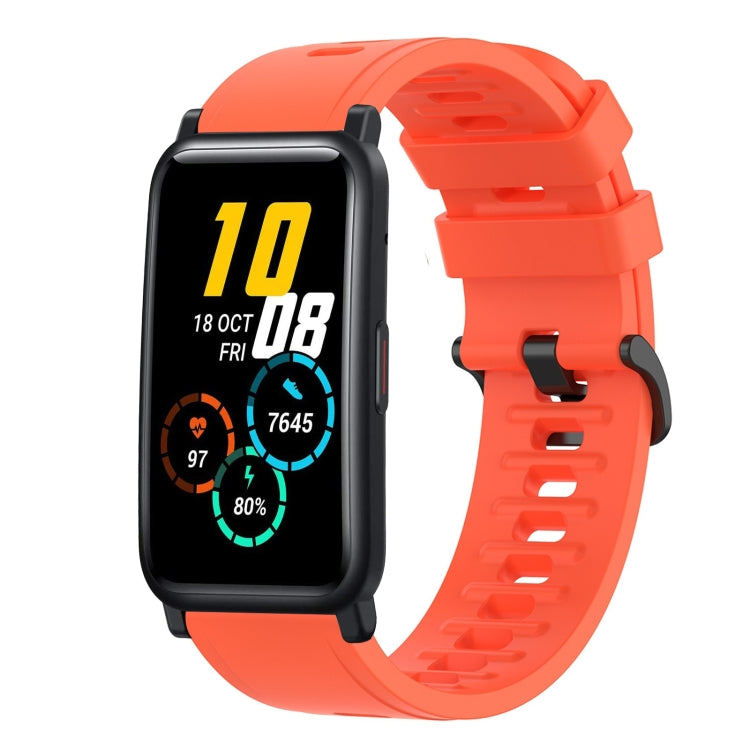 Cinturino in silicone morbido tinta unita da 20 mm, For Honor Watch ES, For Honor MagicWatch2 42mm