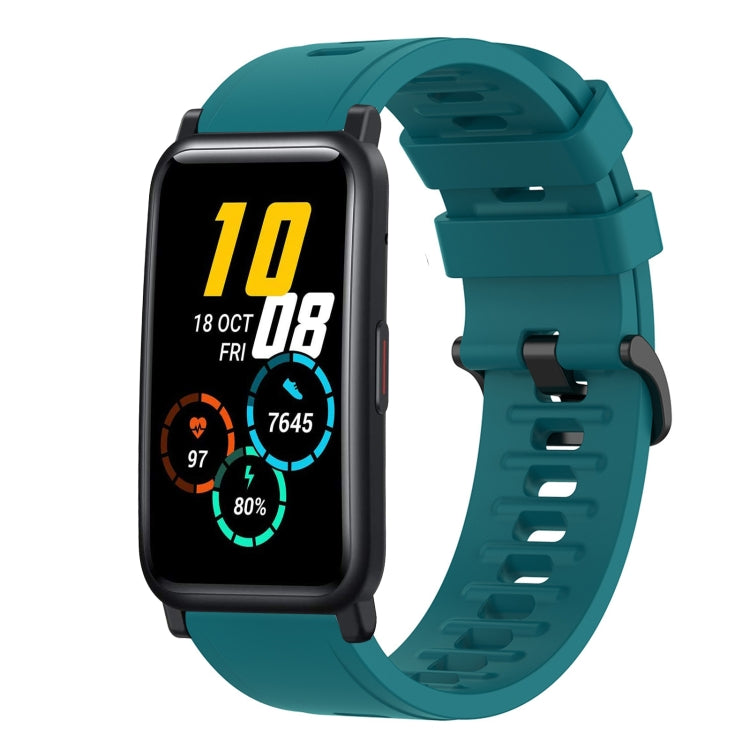 Cinturino in silicone morbido tinta unita da 20 mm, For Honor Watch ES, For Honor MagicWatch2 42mm