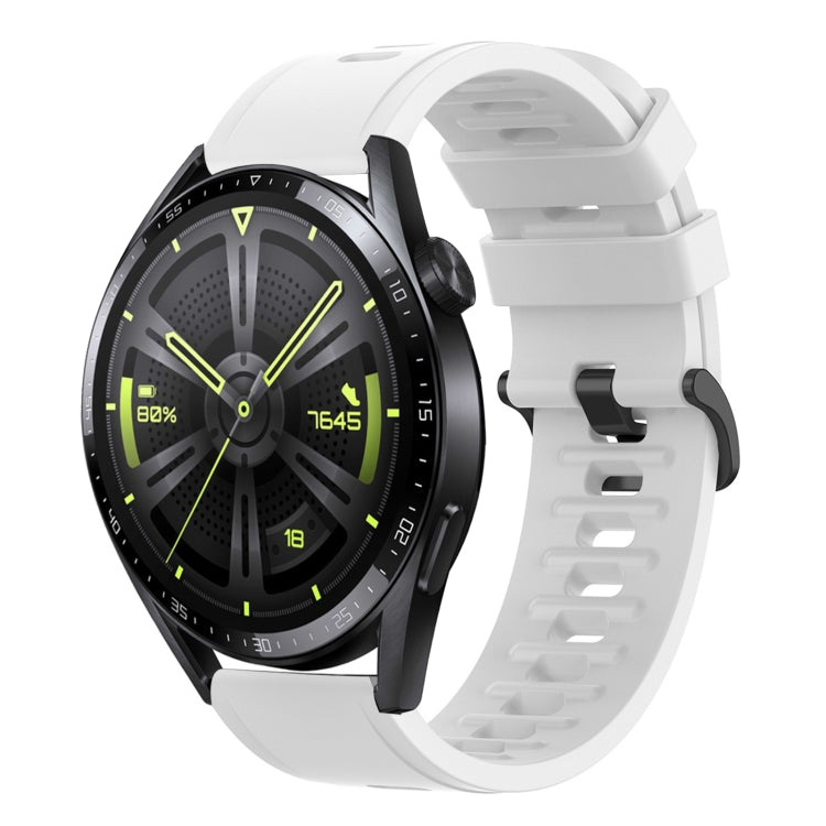 Cinturino in silicone morbido tinta unita da 22 mm, For Huawei Watch GT3 Pro 46mm, For Huawei Watch GT3 46mm
