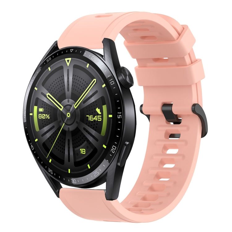 Cinturino in silicone morbido tinta unita da 22 mm, For Huawei Watch GT3 Pro 46mm, For Huawei Watch GT3 46mm