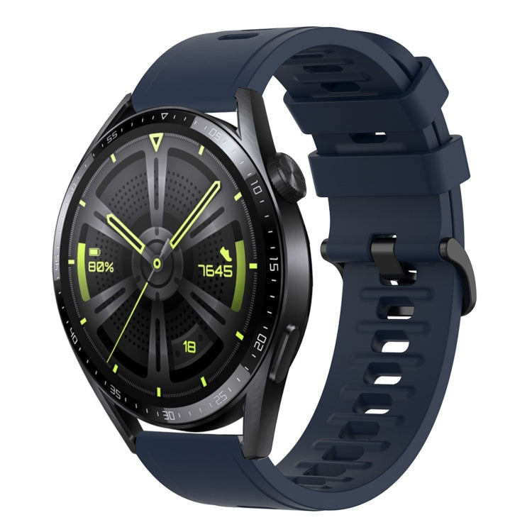 Cinturino in silicone morbido tinta unita da 22 mm, For Huawei Watch GT3 Pro 46mm, For Huawei Watch GT3 46mm