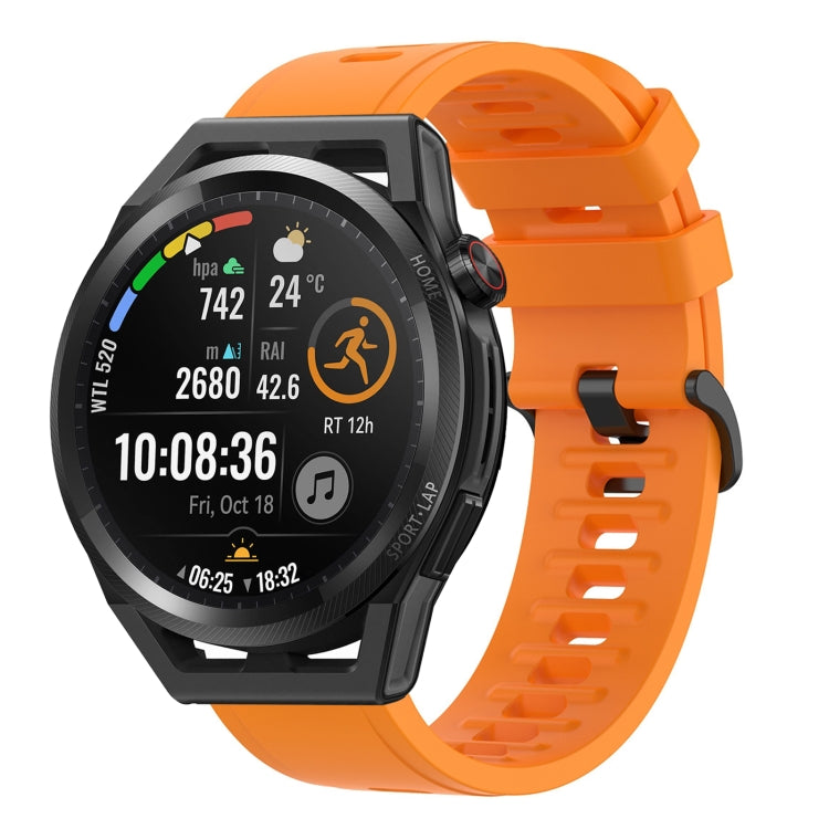 Cinturino in silicone morbido tinta unita da 22 mm, For Huawei Watch GT Runner, For Huawei Watch 3