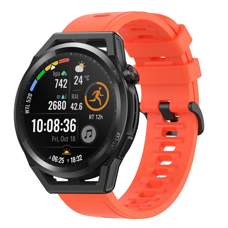 Cinturino in silicone morbido tinta unita da 22 mm, For Huawei Watch GT Runner, For Huawei Watch 3