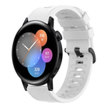 Cinturino in silicone morbido tinta unita da 22 mm, For Huawei Watch GT Runner, For Huawei Watch 3