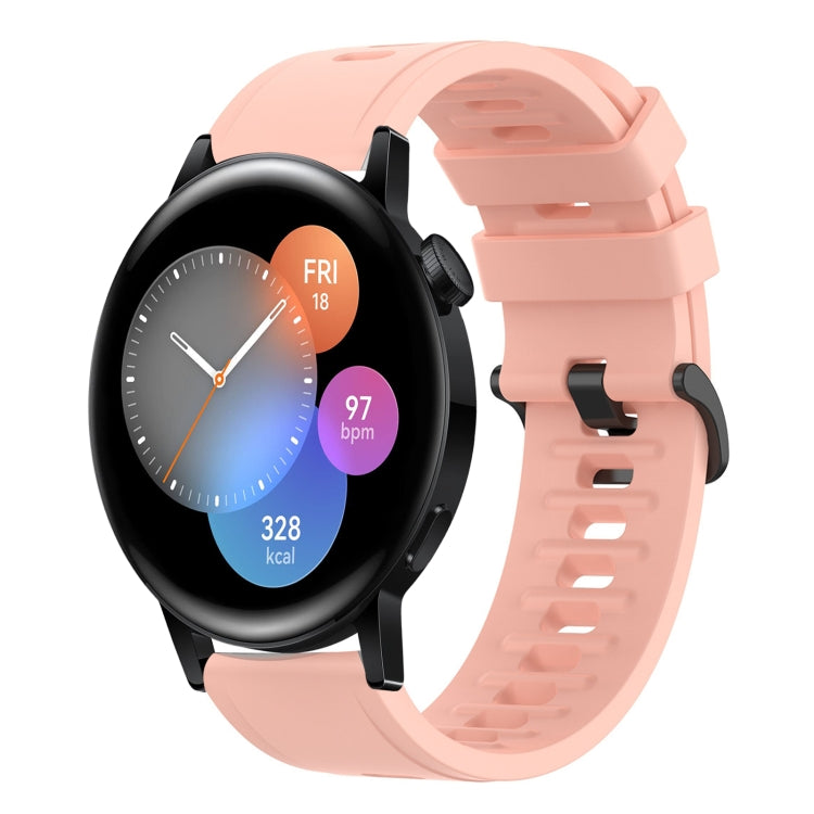 Cinturino in silicone morbido tinta unita da 22 mm, For Huawei Watch GT Runner, For Huawei Watch 3
