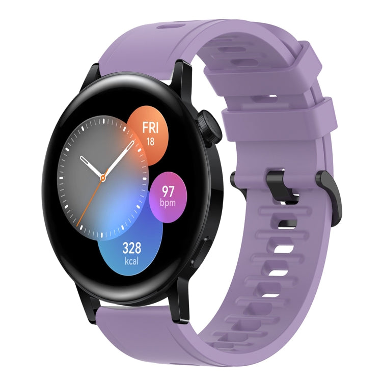 Cinturino in silicone morbido tinta unita da 22 mm, For Huawei Watch GT Runner, For Huawei Watch 3