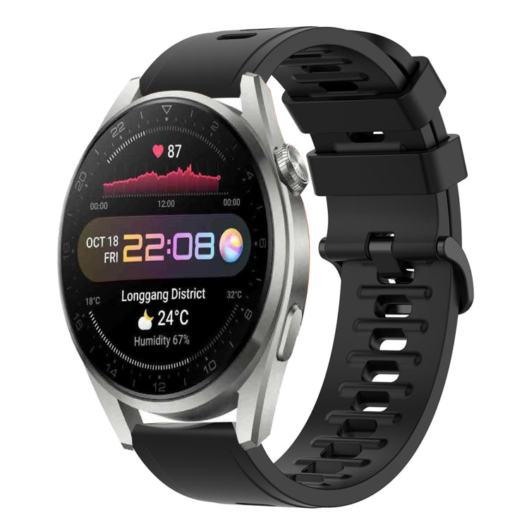 Cinturino in silicone morbido tinta unita da 22 mm, For Huawei Watch 3 Pro, For Huawei GT2 Pro