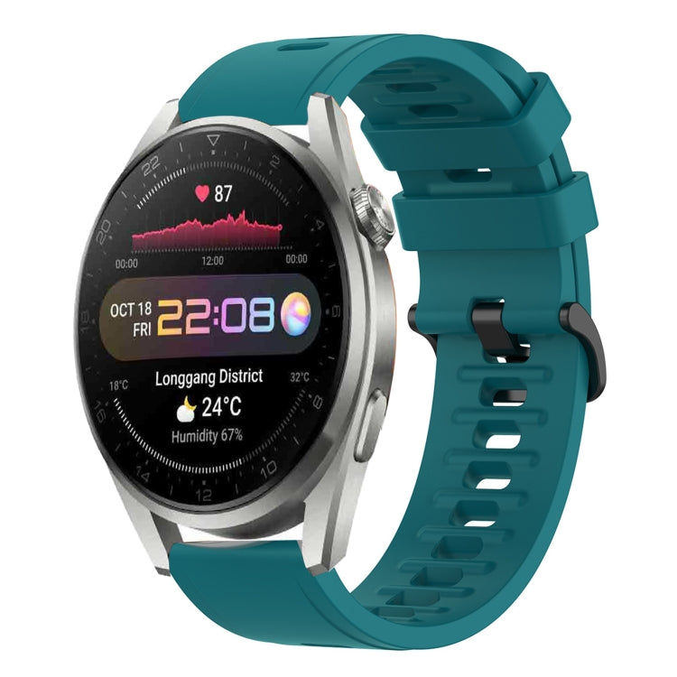Cinturino in silicone morbido tinta unita da 22 mm, For Huawei Watch 3 Pro, For Huawei GT2 Pro