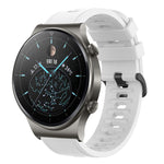 Cinturino in silicone morbido tinta unita da 22 mm, For Huawei Watch 3 Pro, For Huawei GT2 Pro