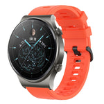 Cinturino in silicone morbido tinta unita da 22 mm, For Huawei Watch 3 Pro, For Huawei GT2 Pro