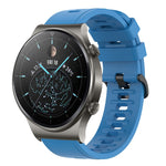 Cinturino in silicone morbido tinta unita da 22 mm, For Huawei Watch 3 Pro, For Huawei GT2 Pro
