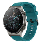 Cinturino in silicone morbido tinta unita da 22 mm, For Huawei Watch 3 Pro, For Huawei GT2 Pro