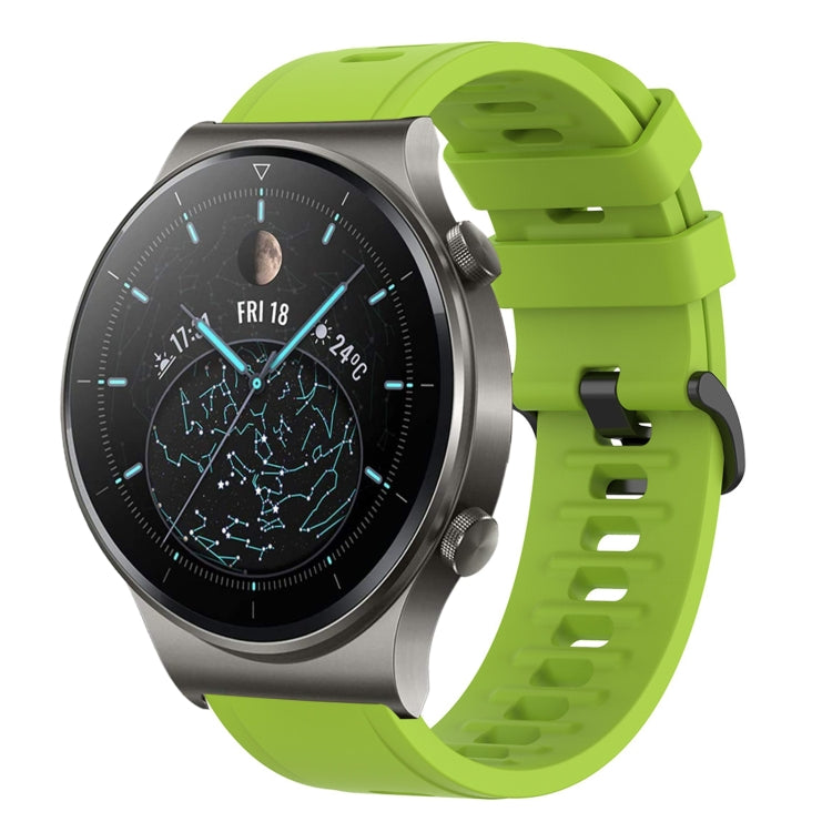 Cinturino in silicone morbido tinta unita da 22 mm, For Huawei Watch 3 Pro, For Huawei GT2 Pro