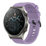 Cinturino in silicone morbido tinta unita da 22 mm, For Huawei Watch 3 Pro, For Huawei GT2 Pro