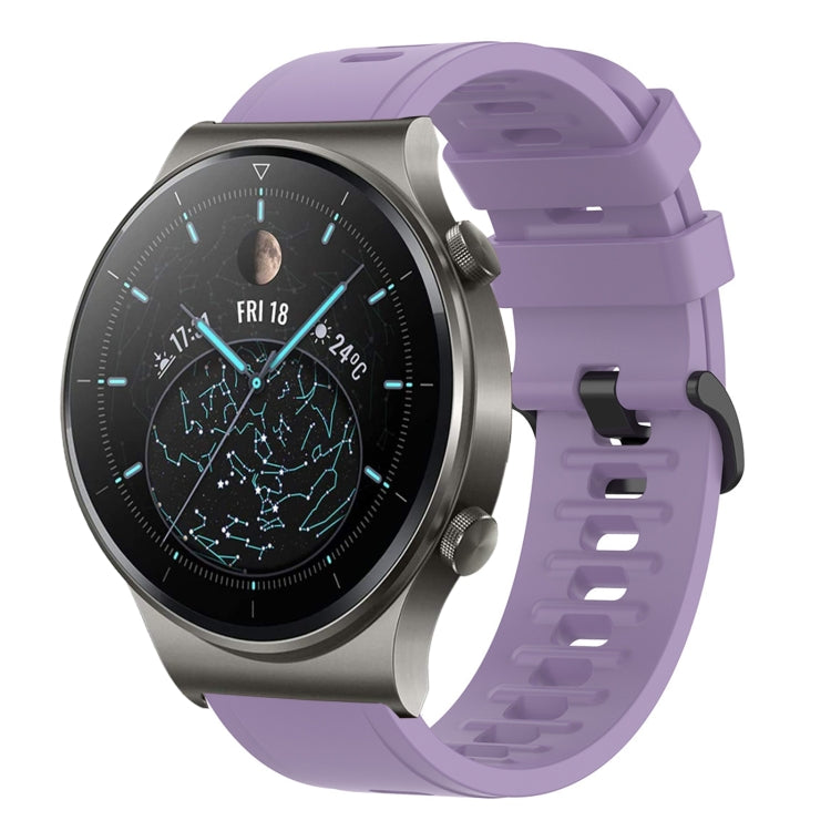 Cinturino in silicone morbido tinta unita da 22 mm, For Huawei Watch 3 Pro, For Huawei GT2 Pro