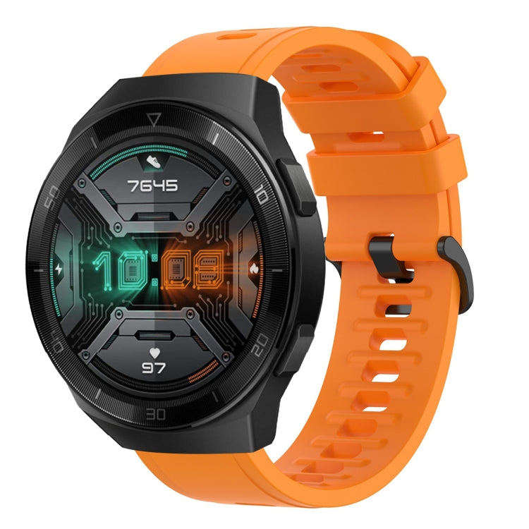 Cinturino in silicone morbido tinta unita da 22 mm, For Huawei Watch GT 2E, For Huawei GT2 46mm