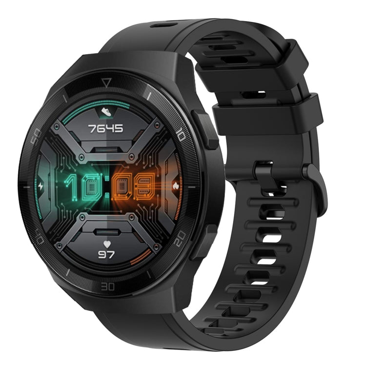 Cinturino in silicone morbido tinta unita da 22 mm, For Huawei Watch GT 2E, For Huawei GT2 46mm