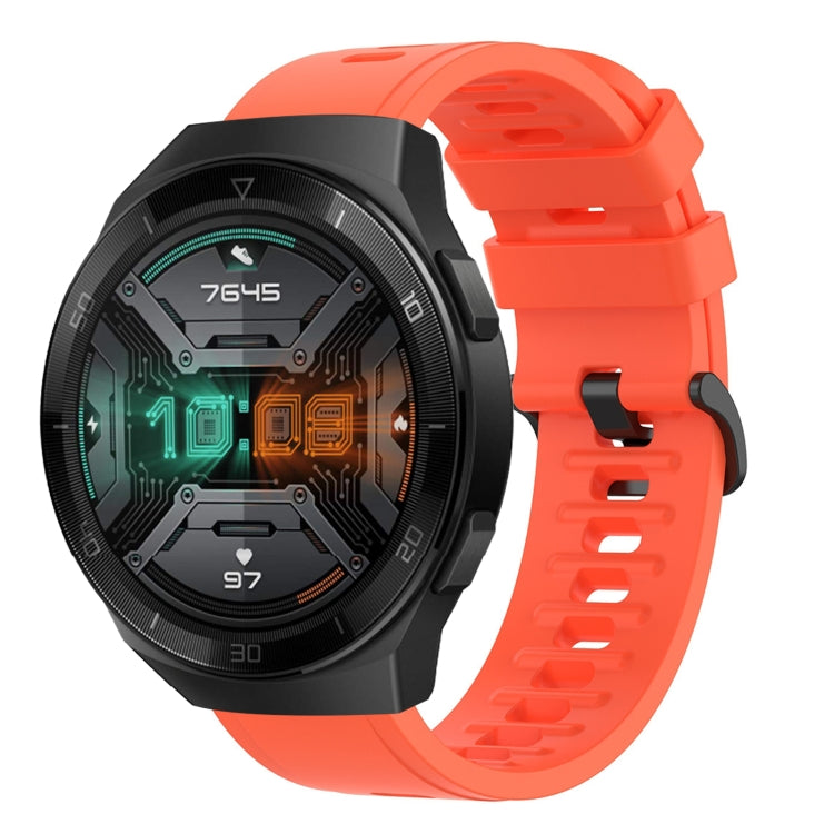 Cinturino in silicone morbido tinta unita da 22 mm, For Huawei Watch GT 2E, For Huawei GT2 46mm