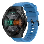 Cinturino in silicone morbido tinta unita da 22 mm, For Huawei Watch GT 2E, For Huawei GT2 46mm