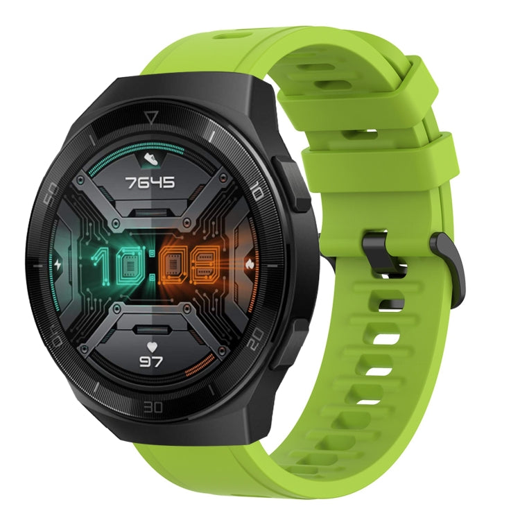Cinturino in silicone morbido tinta unita da 22 mm, For Huawei Watch GT 2E, For Huawei GT2 46mm