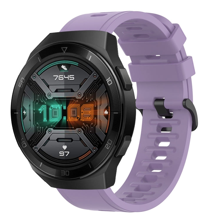 Cinturino in silicone morbido tinta unita da 22 mm, For Huawei Watch GT 2E, For Huawei GT2 46mm