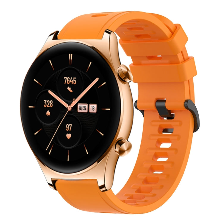 Cinturino in silicone morbido tinta unita da 22 mm, For Honor Watch GS 3, For Honor Watch GS Pro