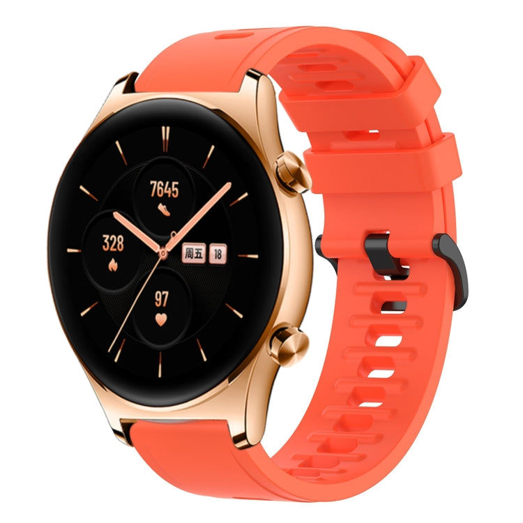 Cinturino in silicone morbido tinta unita da 22 mm, For Honor Watch GS 3, For Honor Watch GS Pro