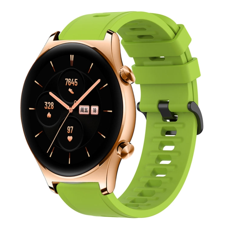 Cinturino in silicone morbido tinta unita da 22 mm, For Honor Watch GS 3, For Honor Watch GS Pro