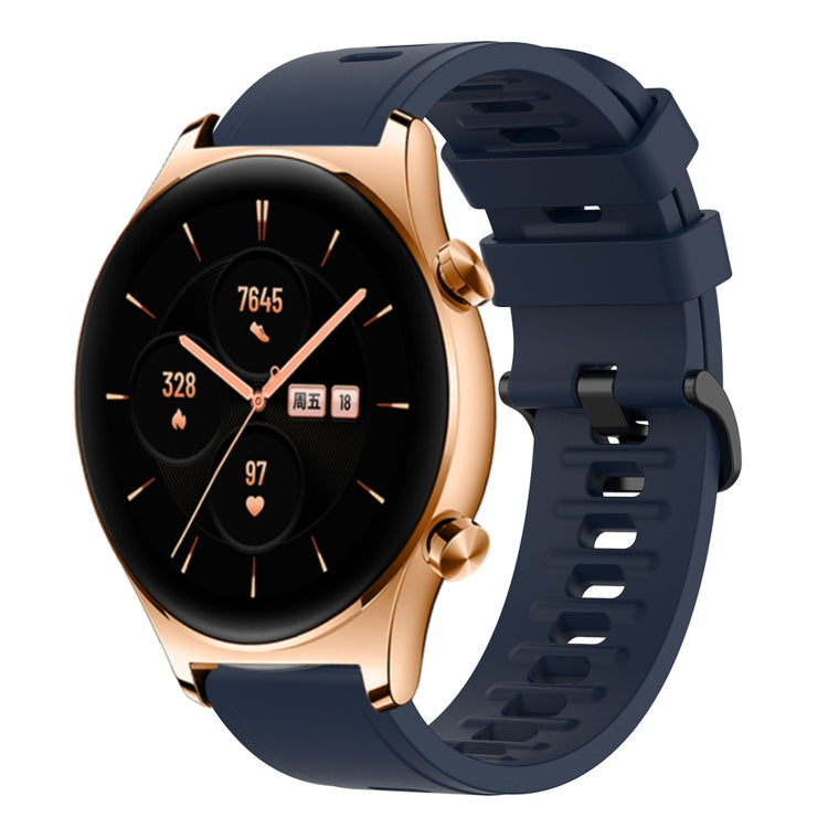 Cinturino in silicone morbido tinta unita da 22 mm, For Honor Watch GS 3, For Honor Watch GS Pro