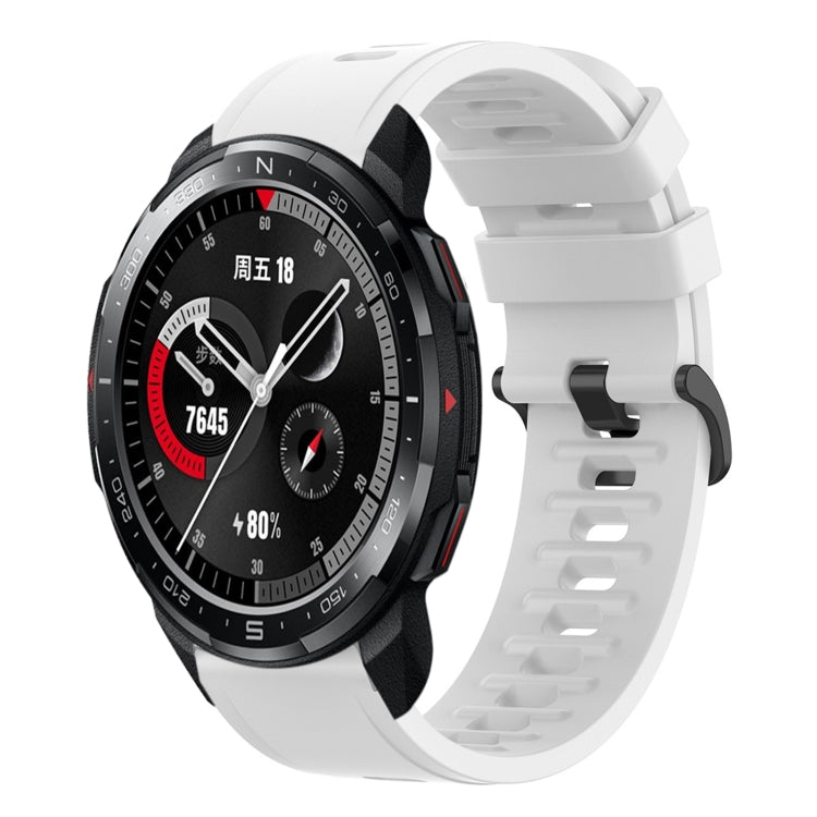 Cinturino in silicone morbido tinta unita da 22 mm, For Honor Watch GS 3, For Honor Watch GS Pro