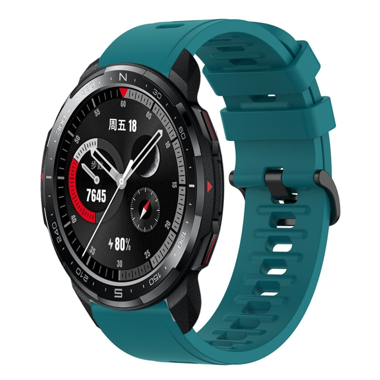 Cinturino in silicone morbido tinta unita da 22 mm, For Honor Watch GS 3, For Honor Watch GS Pro