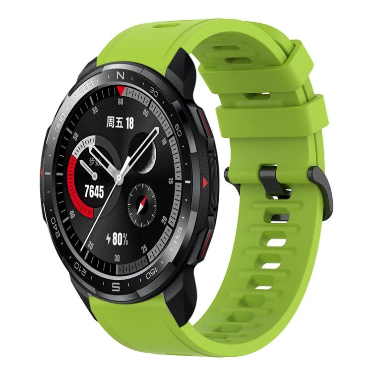 Cinturino in silicone morbido tinta unita da 22 mm, For Honor Watch GS 3, For Honor Watch GS Pro