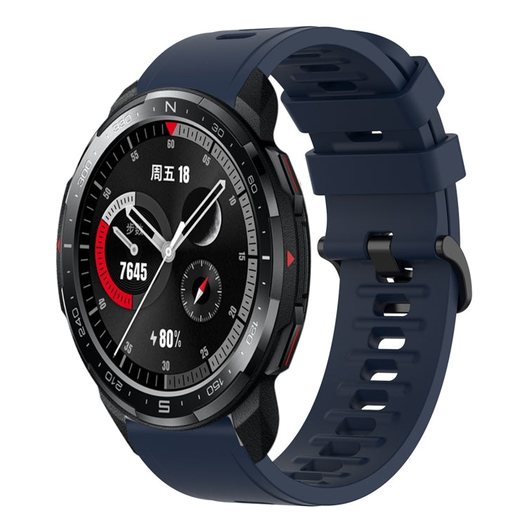 Cinturino in silicone morbido tinta unita da 22 mm, For Honor Watch GS 3, For Honor Watch GS Pro