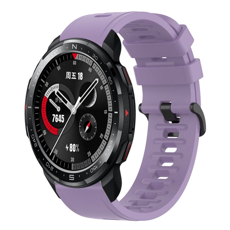 Cinturino in silicone morbido tinta unita da 22 mm, For Honor Watch GS 3, For Honor Watch GS Pro