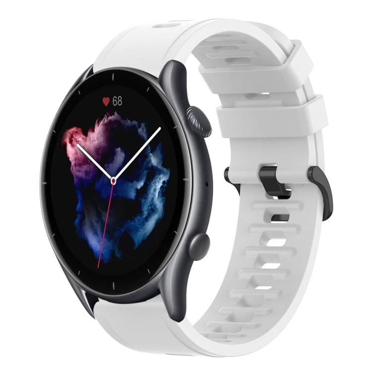 Cinturino in silicone morbido tinta unita da 22 mm, For Amazfit GTR 3, For Amazfit GTR 3 Pro
