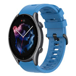 Cinturino in silicone morbido tinta unita da 22 mm, For Amazfit GTR 3, For Amazfit GTR 3 Pro